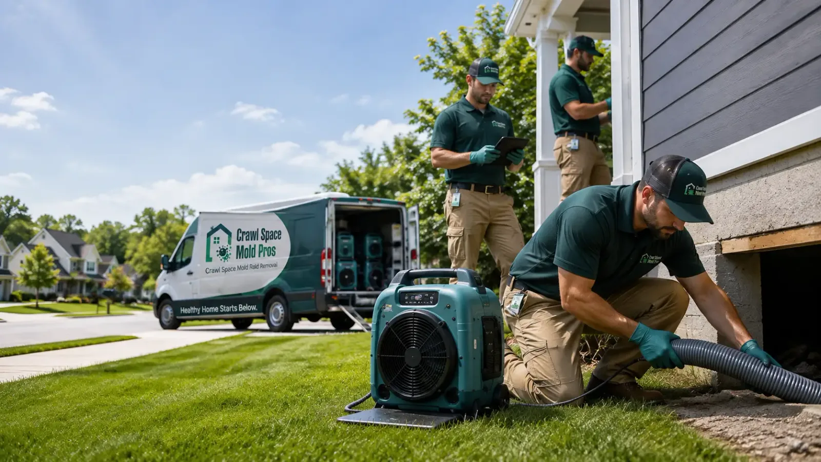 Crawl Space Mold Removal in Ashmore, IL